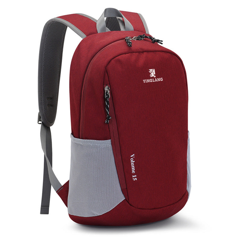 15L Outdoor Leisure Backpack - Waterproof & Lightweight, Large Capacity Daypack for Hiking/Camping/Travel-1