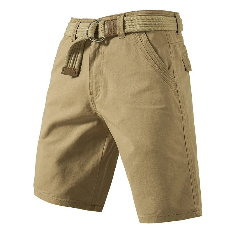 Summer Cargo Shorts Men Cool Camouflage Cotton Casual Mens Short Pants Brand Clothing Comfortable Camo Men Cargo Shorts No Belt